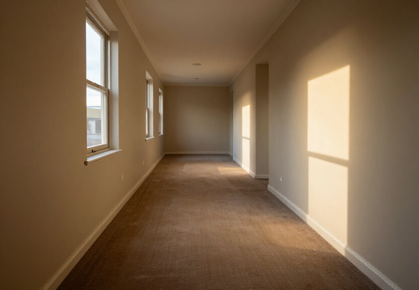Dry and restored living room in North Curl Curl after flood restoration