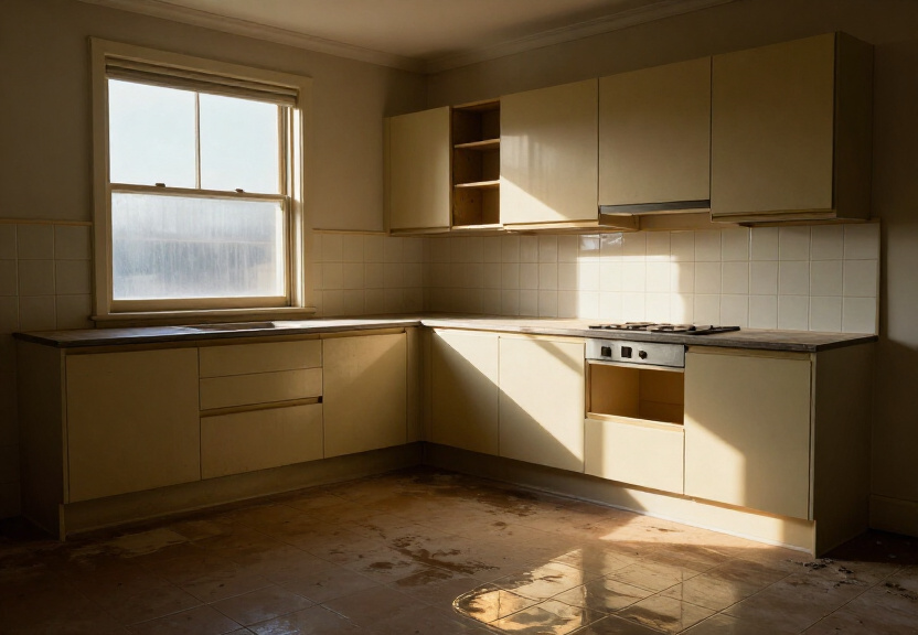 Wall after mould removal and restoration in North Curl Curl